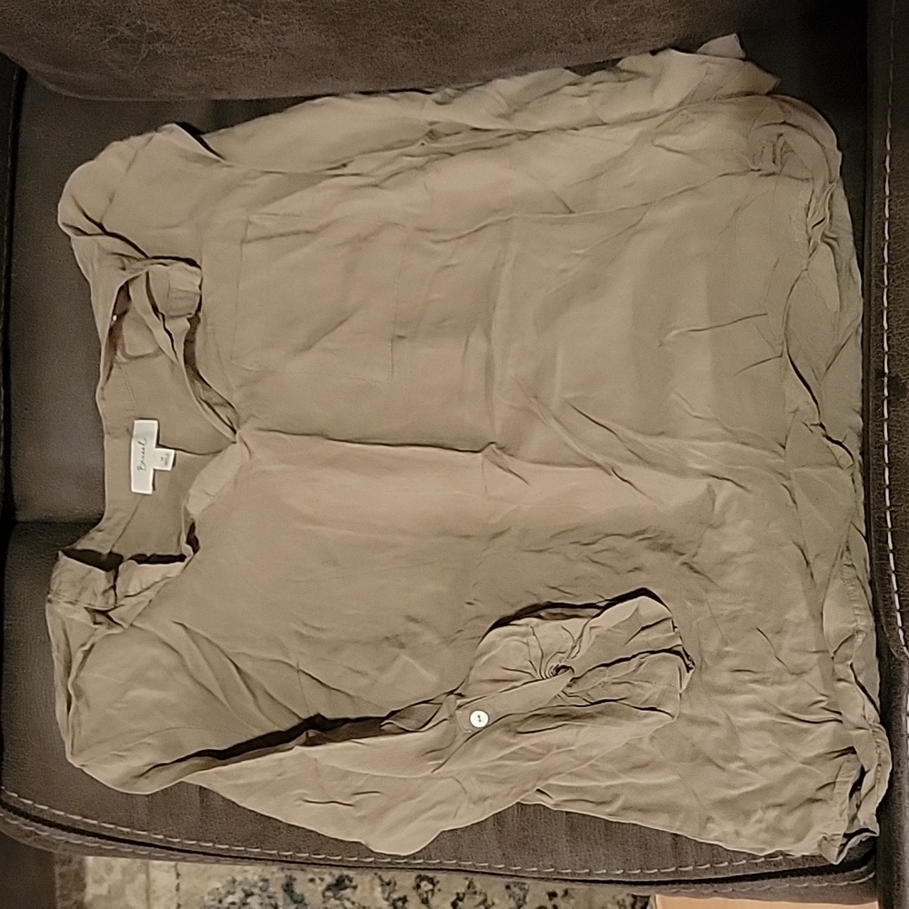 Light Olive Green Blouse